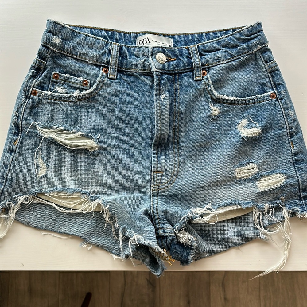 Zara Denim Jean Shorts 2